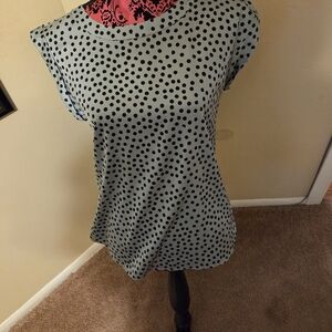 Ann Taylir Polka Dot Women's Top Small NWOT